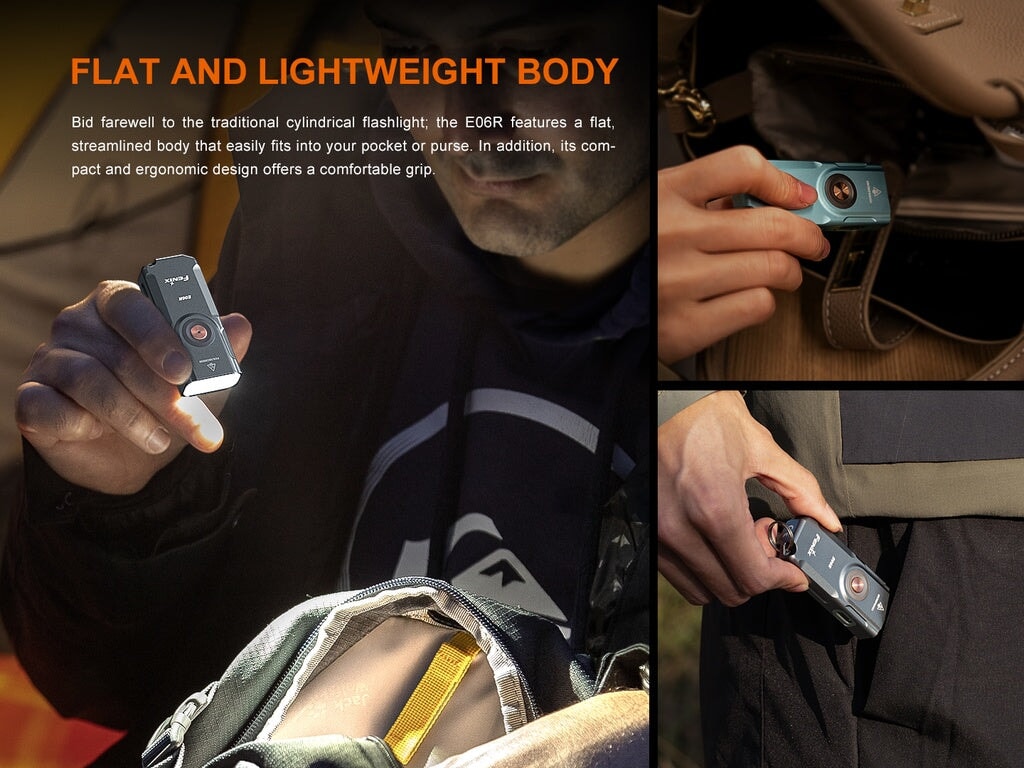 Fenix E06R - 700 lumens 3-IN-1 Keychain Flashlight ***Will ship around February 28th*** Keychain LED Flashlight Fenix