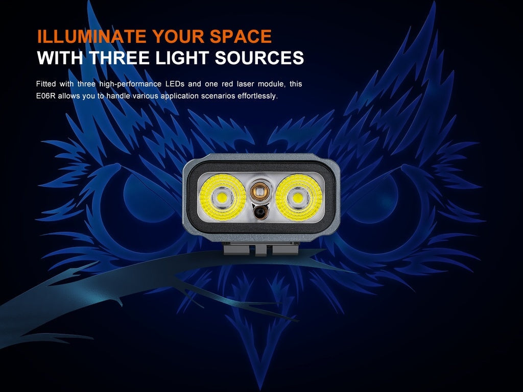 Fenix E06R - 700 lumens 3-IN-1 Keychain Flashlight ***Will ship around February 28th*** Keychain LED Flashlight Fenix