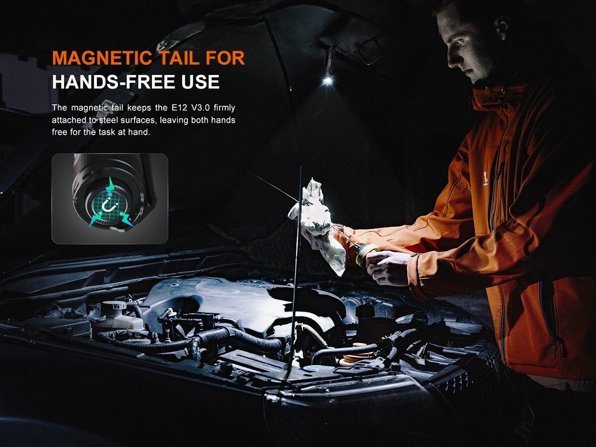Fenix E12 V3.0 LED Portable EDC Flashlight ***Will ship around October 18th*** Flashlight Fenix