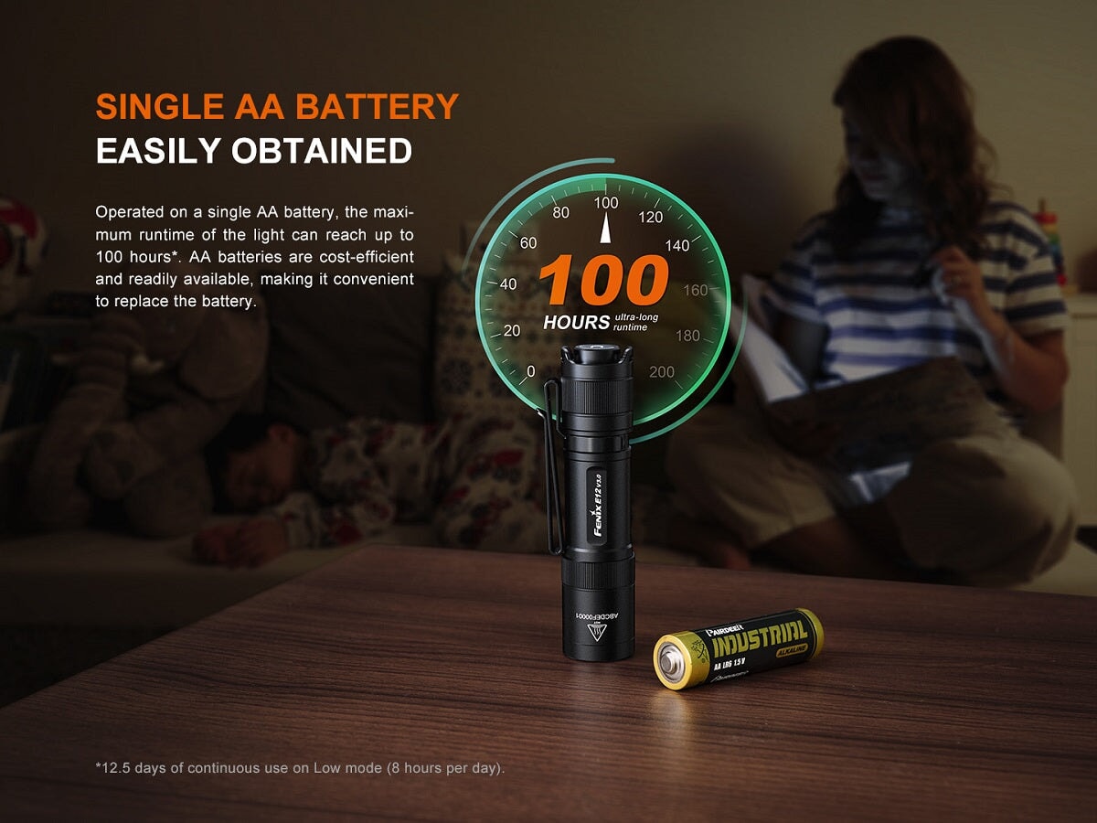 Fenix E12 V3.0 LED Portable EDC Flashlight ***Will ship around October 18th*** Flashlight Fenix