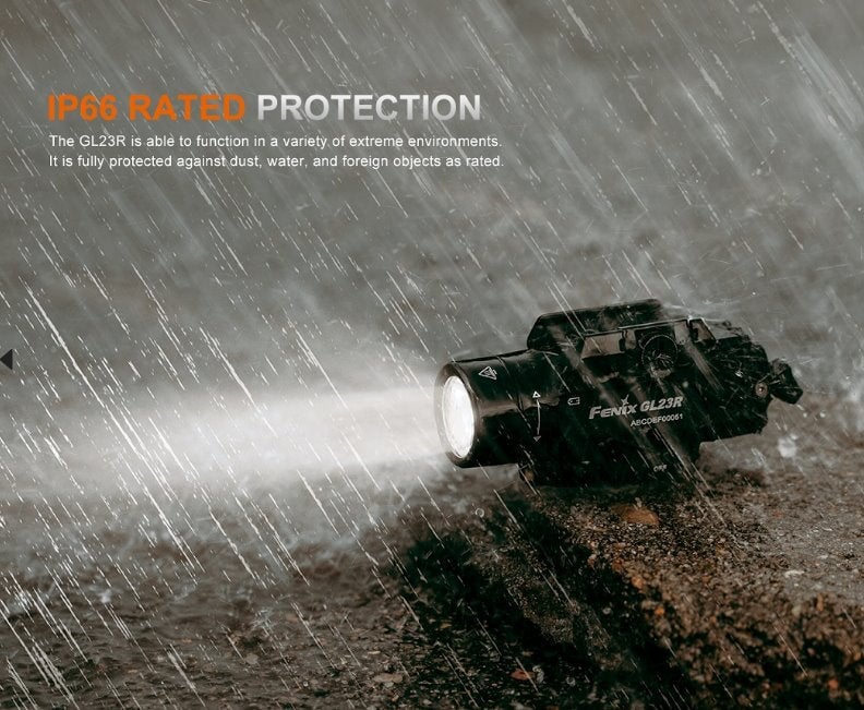 Fenix GL23R Tactical Light with Green Laser Flashlight Fenix