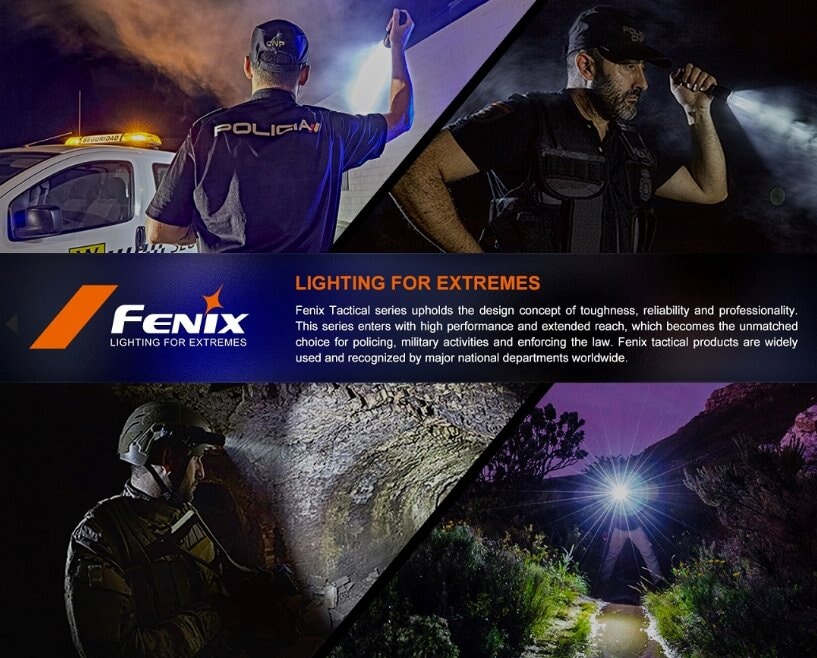 Fenix GL23R Tactical Light with Green Laser Flashlight Fenix