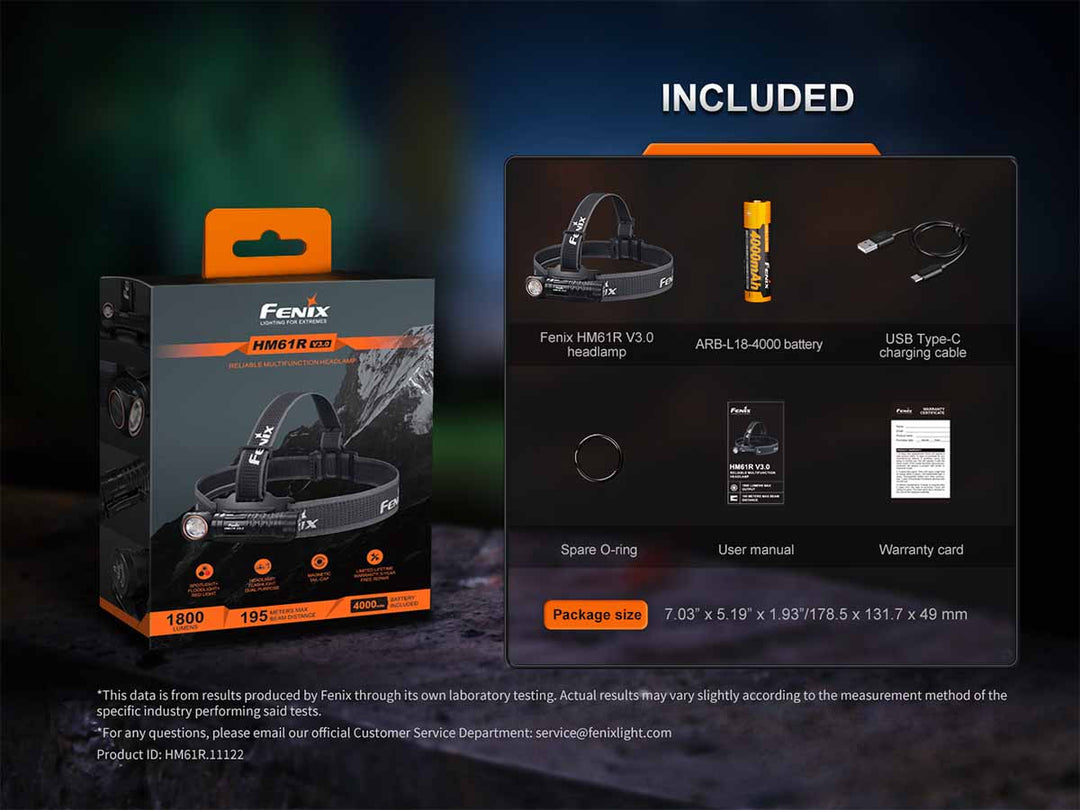 “Fenix HM61R V3.0 multifunctional rechargeable headlamp – High-output magnetic LED headlamp”