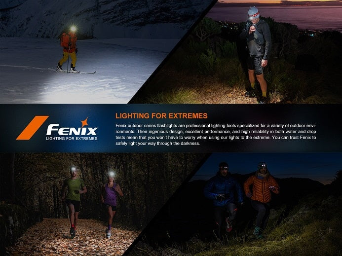 Fenix HM65R-T v2.0 Lightweight Magnesium Trail Running Headlamp Headlamp Fenix