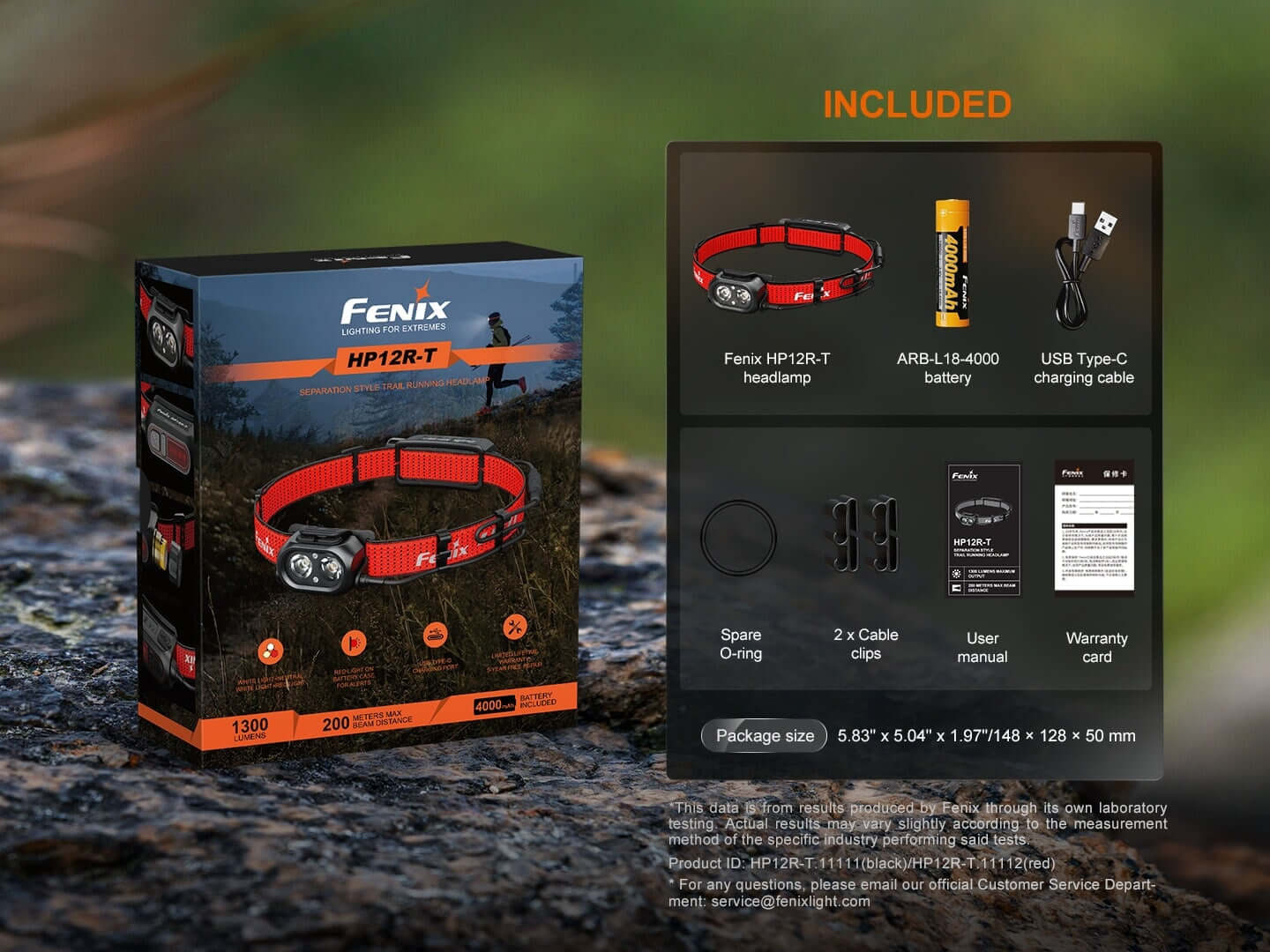Fenix HP12R-T 1300 Lumens LED Headlamp