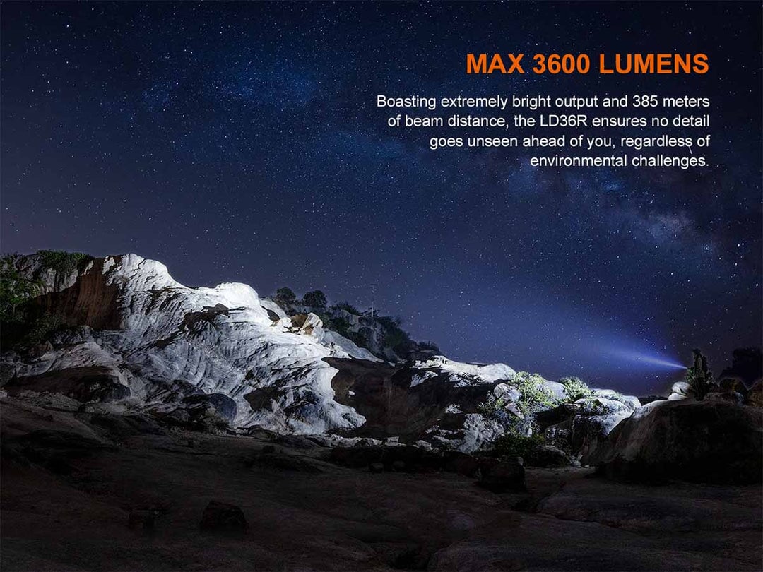 Fenix LD36R High-Performance Outdoor Flashlight - Options Flashlight Fenix