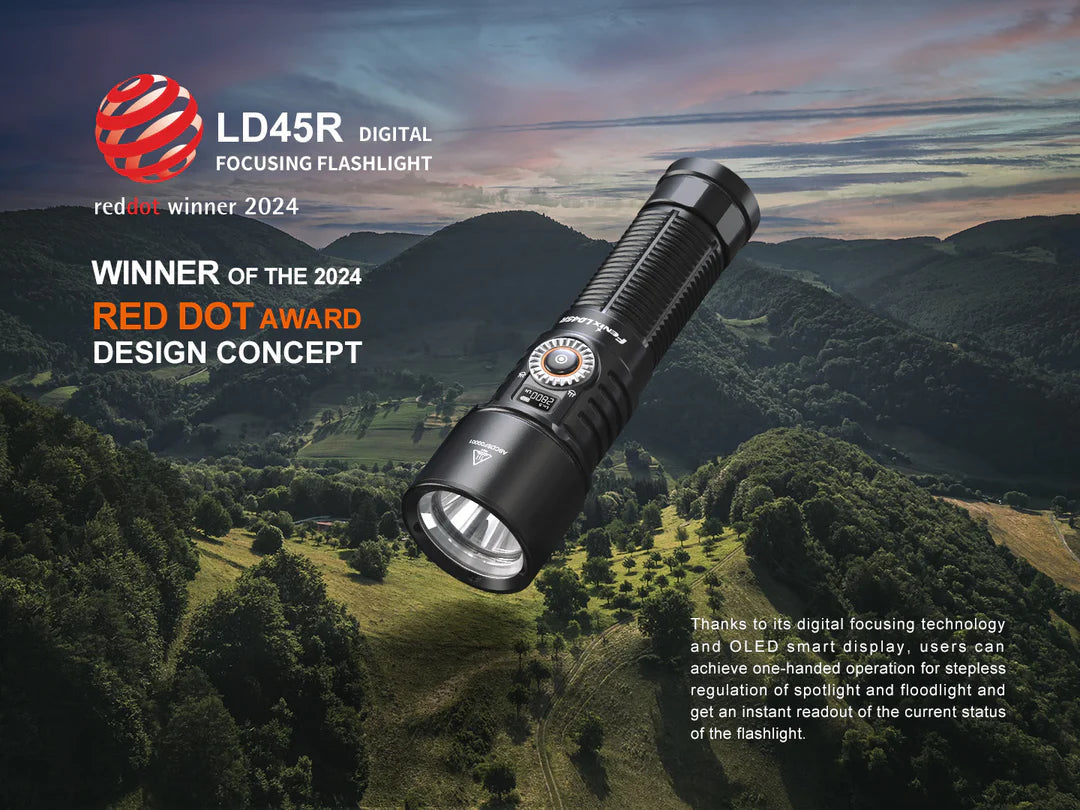 Fenix LD45R Digital Focus Rechargeable LED Flashlight Flashlight Fenix