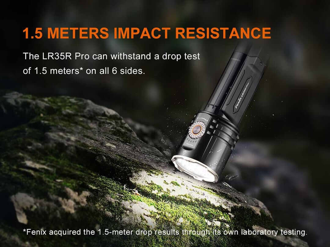 Fenix LR35R Pro 10 000 Lumen Rechargeable LED Flashlight
