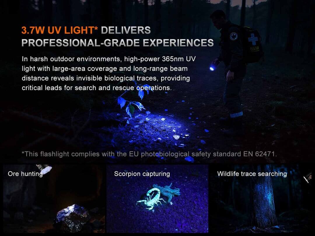 Fenix LR35R Pro 10 000 Lumen Rechargeable LED Flashlight