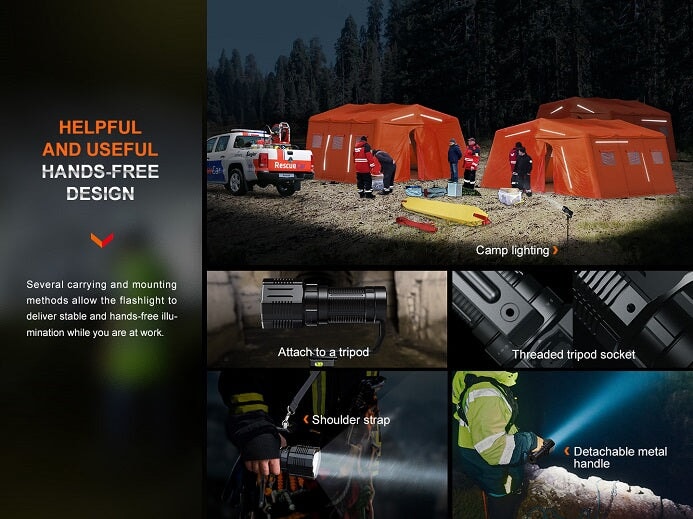 FENIX LR60R 21000 Lumens Rechargeable Flashlight Flashlight Fenix