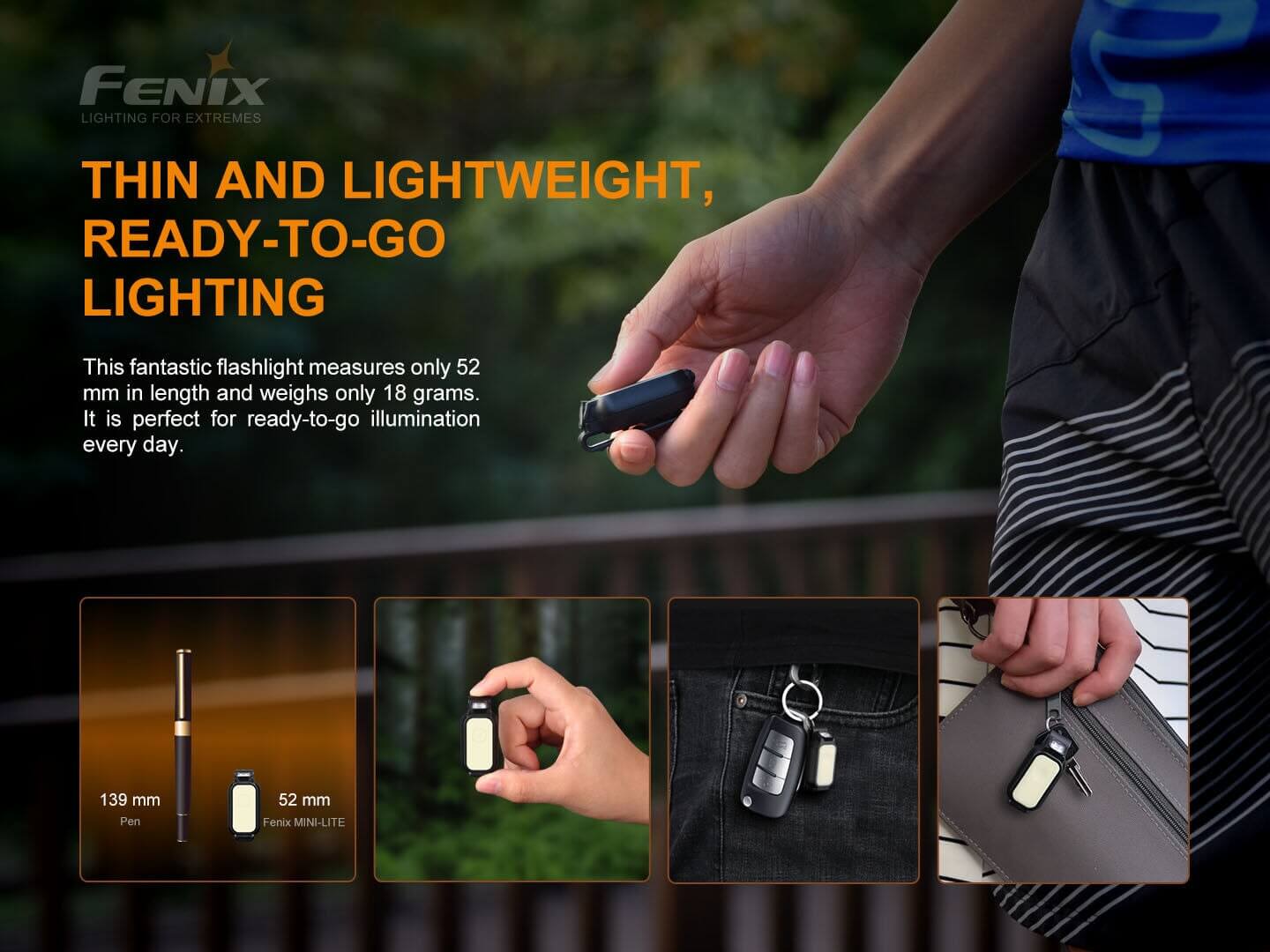 Fenix MINI-LITE Compact EDC Flashlight