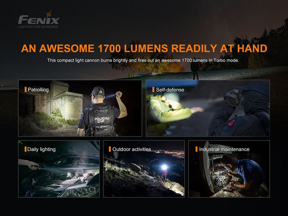 Fenix PD35 V3.0 Rechargeable Compact Flashlight