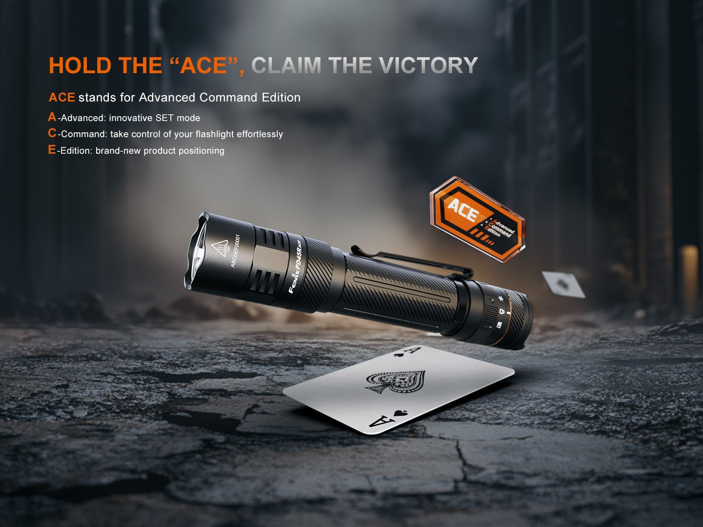 Fenix PD45R Rechargeable Tactical LED Flashlight Flashlight Fenix