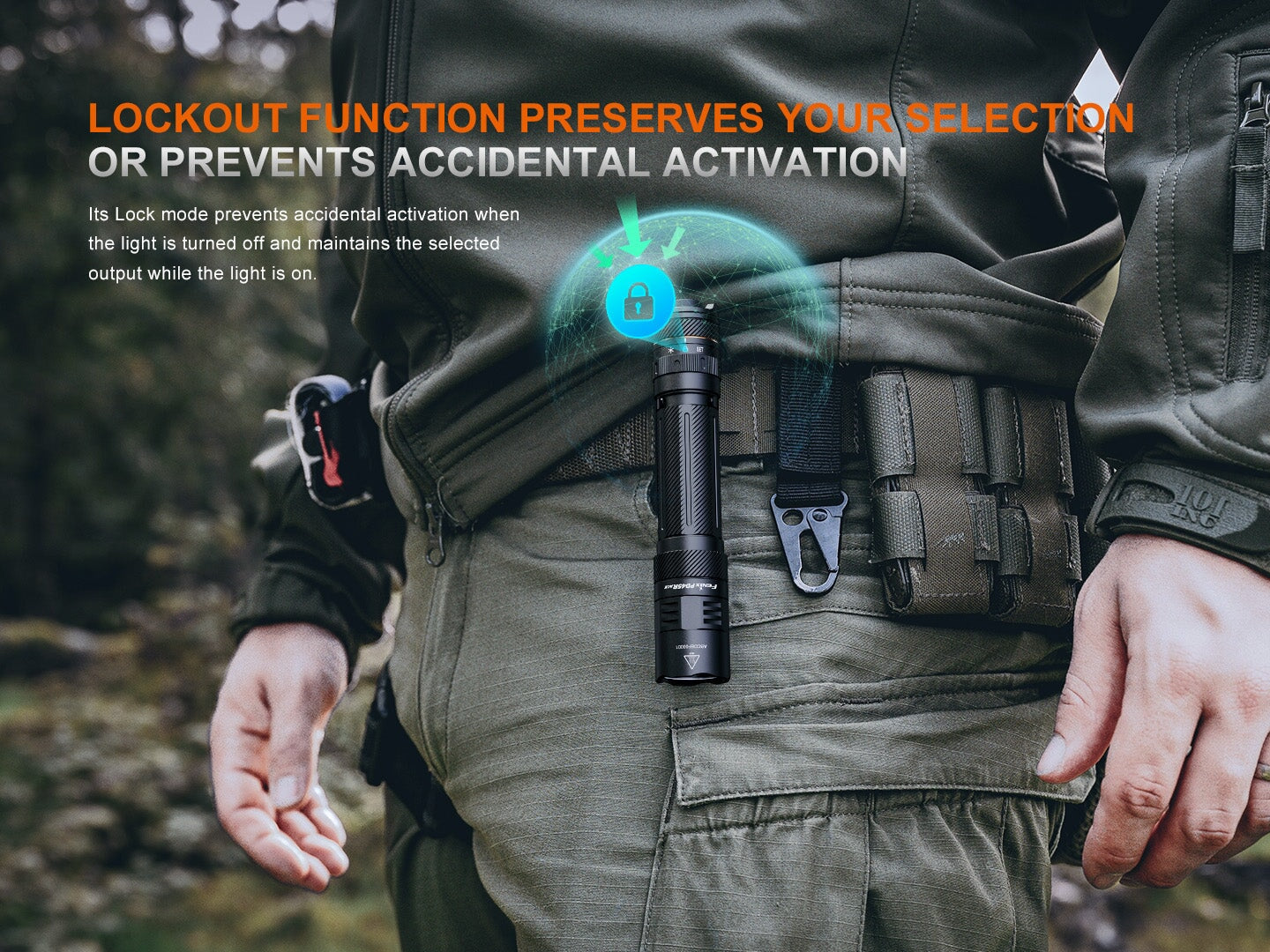 Fenix PD45R Rechargeable Tactical LED Flashlight Flashlight Fenix