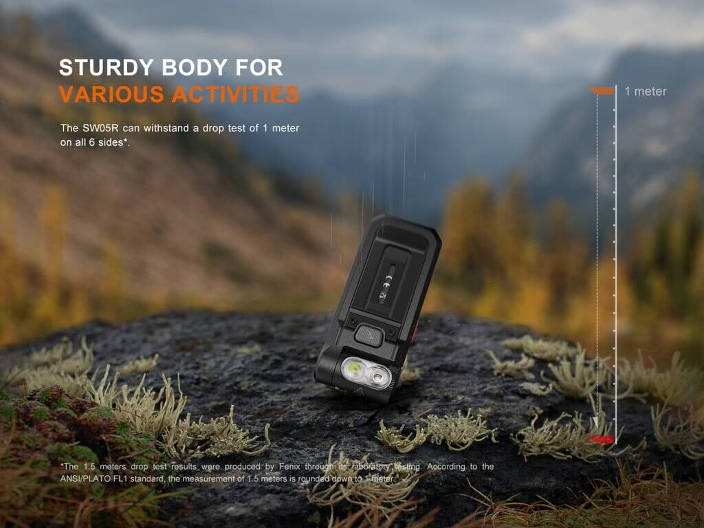 Fenix SW05R-RED - 150 lumens Red & White Lights Flashlight