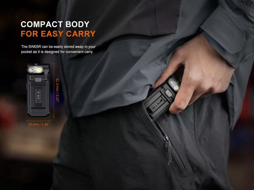 Fenix SW05R-UV - 150 lumens UV & White Lights Flashlight