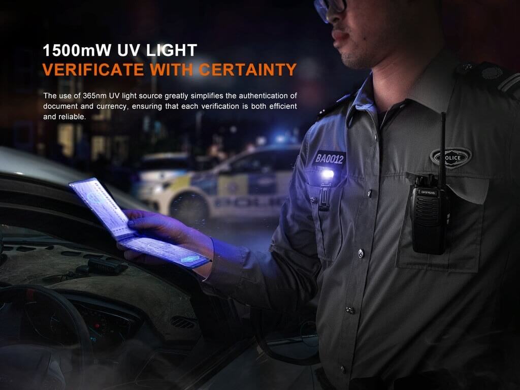 Fenix SW05R-UV - 150 lumens UV & White Lights Flashlight