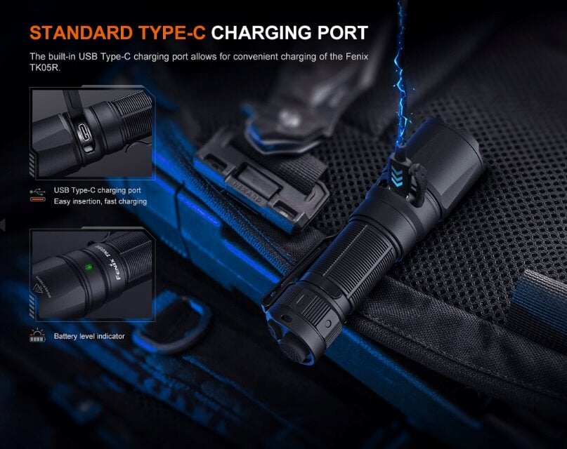 Fenix TK05R Portable Tactical EDC Flashlight Flashlight Fenix