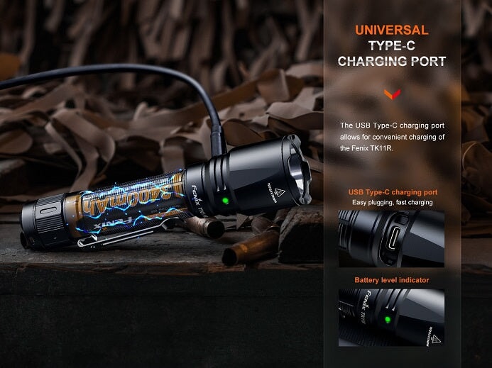 Fenix TK11R Rechargeable Tactical Flashlight Flashlight Fenix