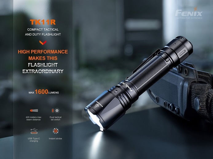 Fenix TK11R Rechargeable Tactical Flashlight Flashlight Fenix