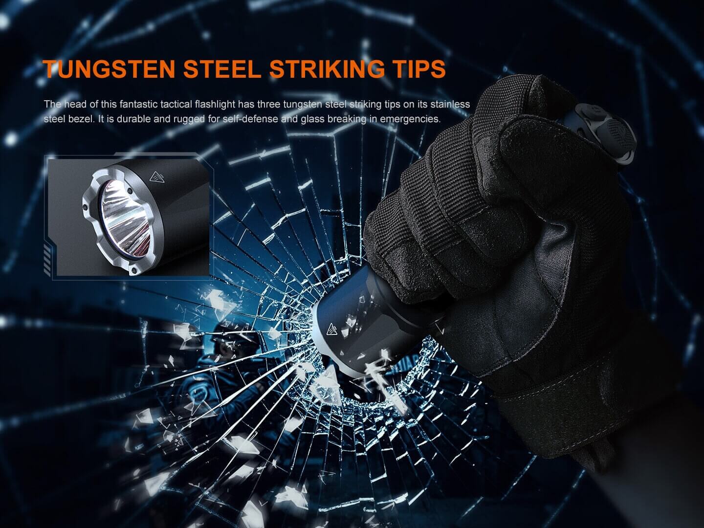 Fenix TK17 Dual Switch Tactical Flashlight