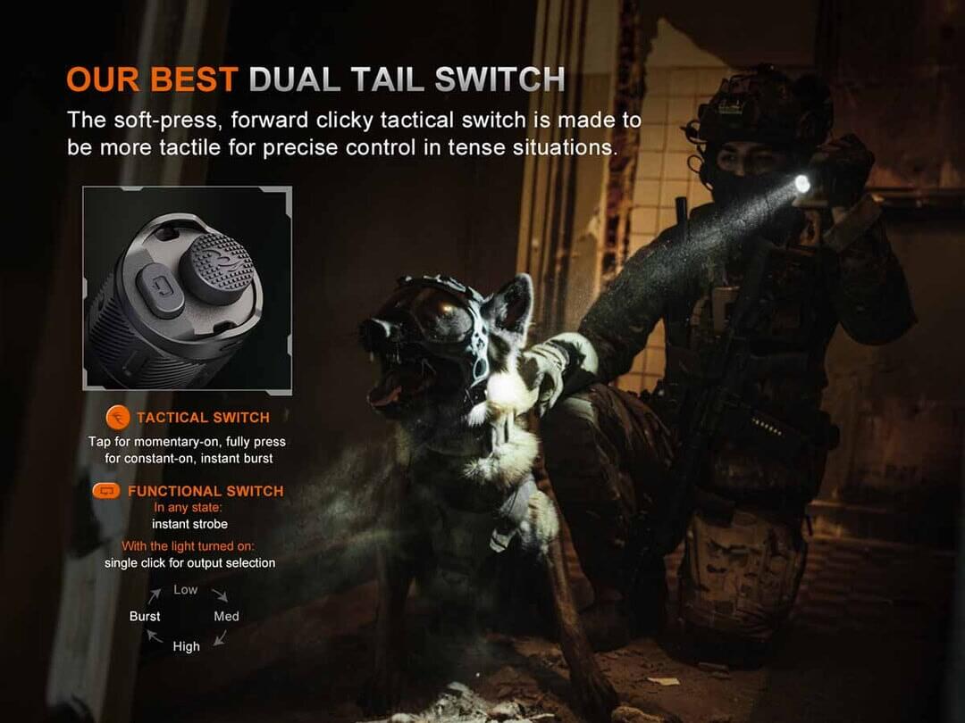 Fenix TK21R Portable Tactical EDC Flashlight