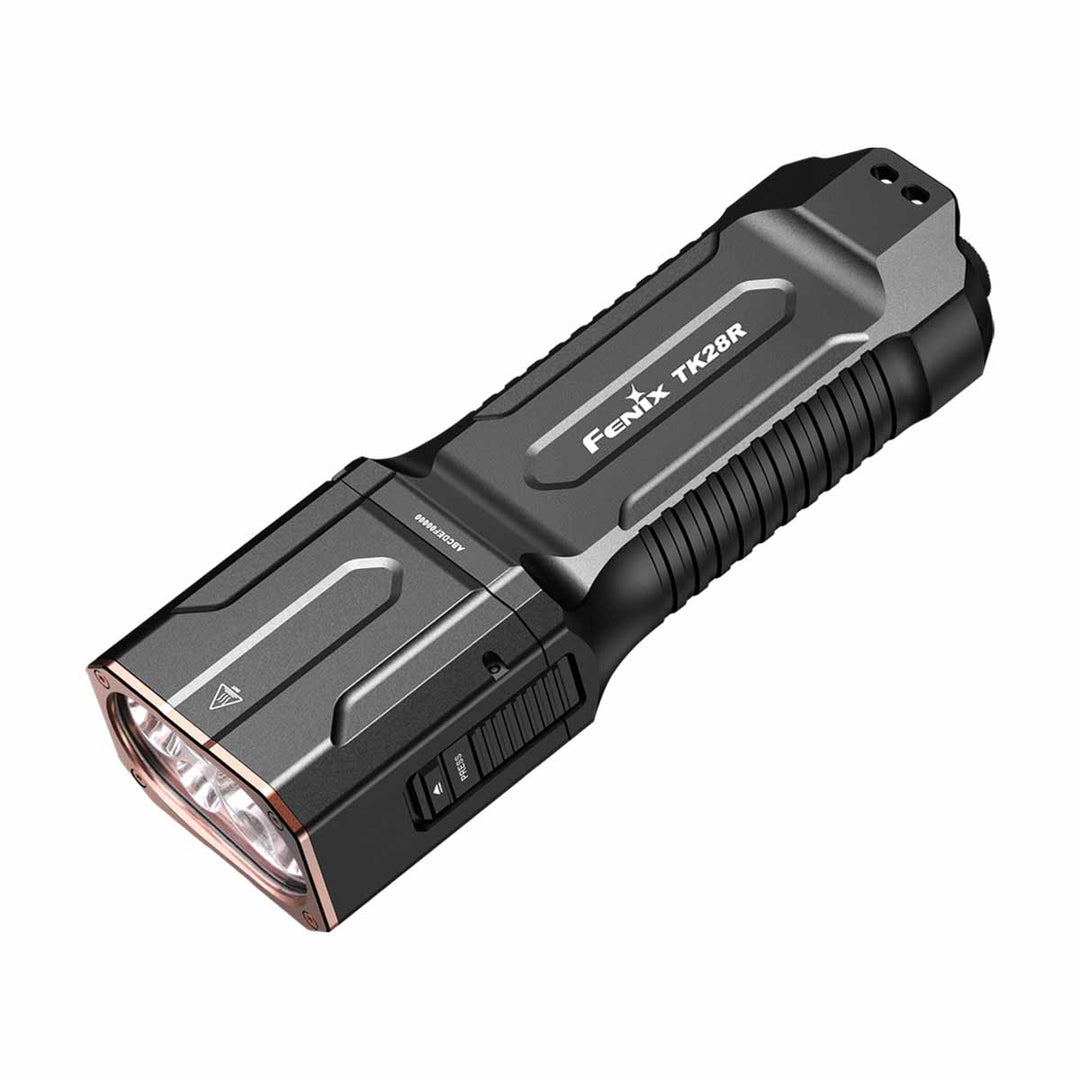 Fenix TK28R rechargeable tactical LED flashlight – High-output rugged duty torch