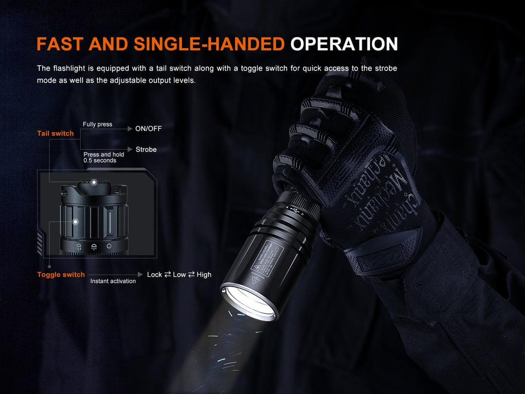 Fenix TK30R White Laser Tactical Flashlight Flashlight Fenix