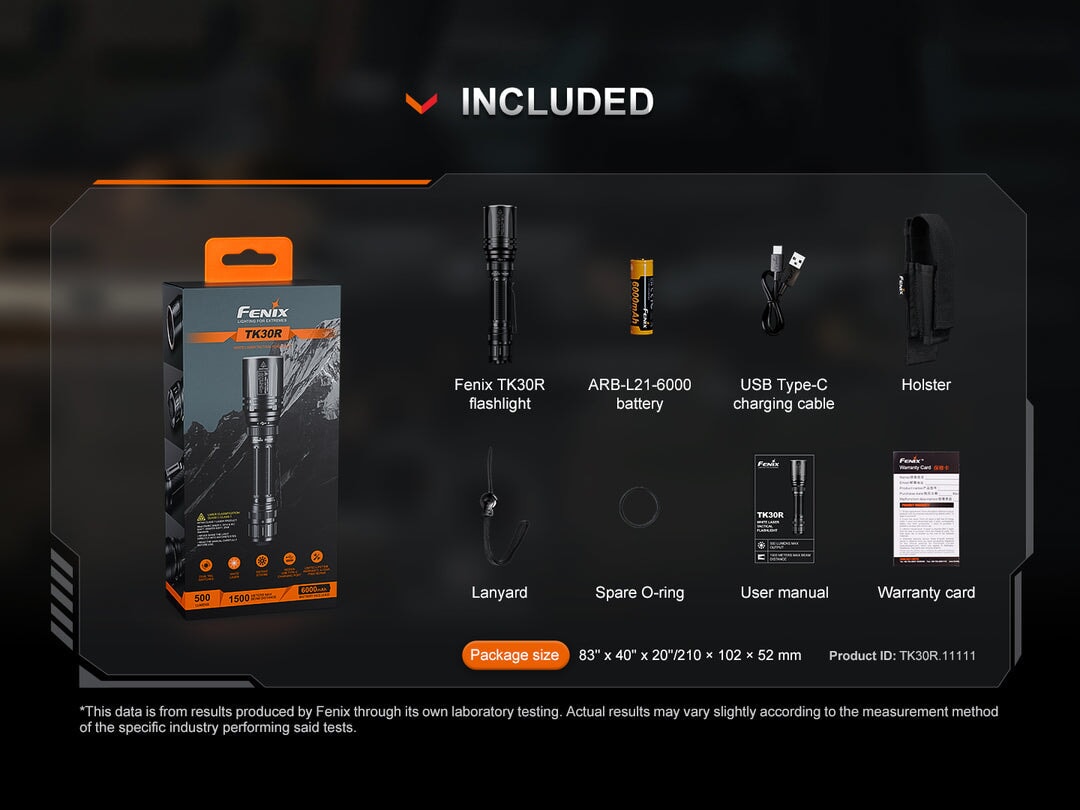 Fenix TK30R White Laser Tactical Flashlight Flashlight Fenix