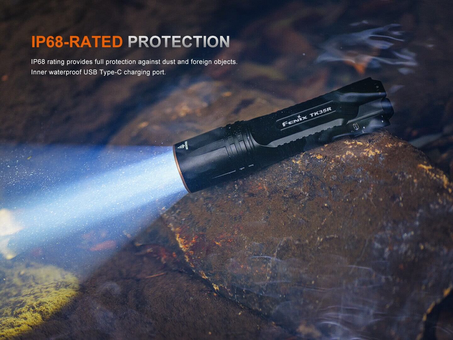 Fenix TK35R Rechargeable Tactical Flashlight