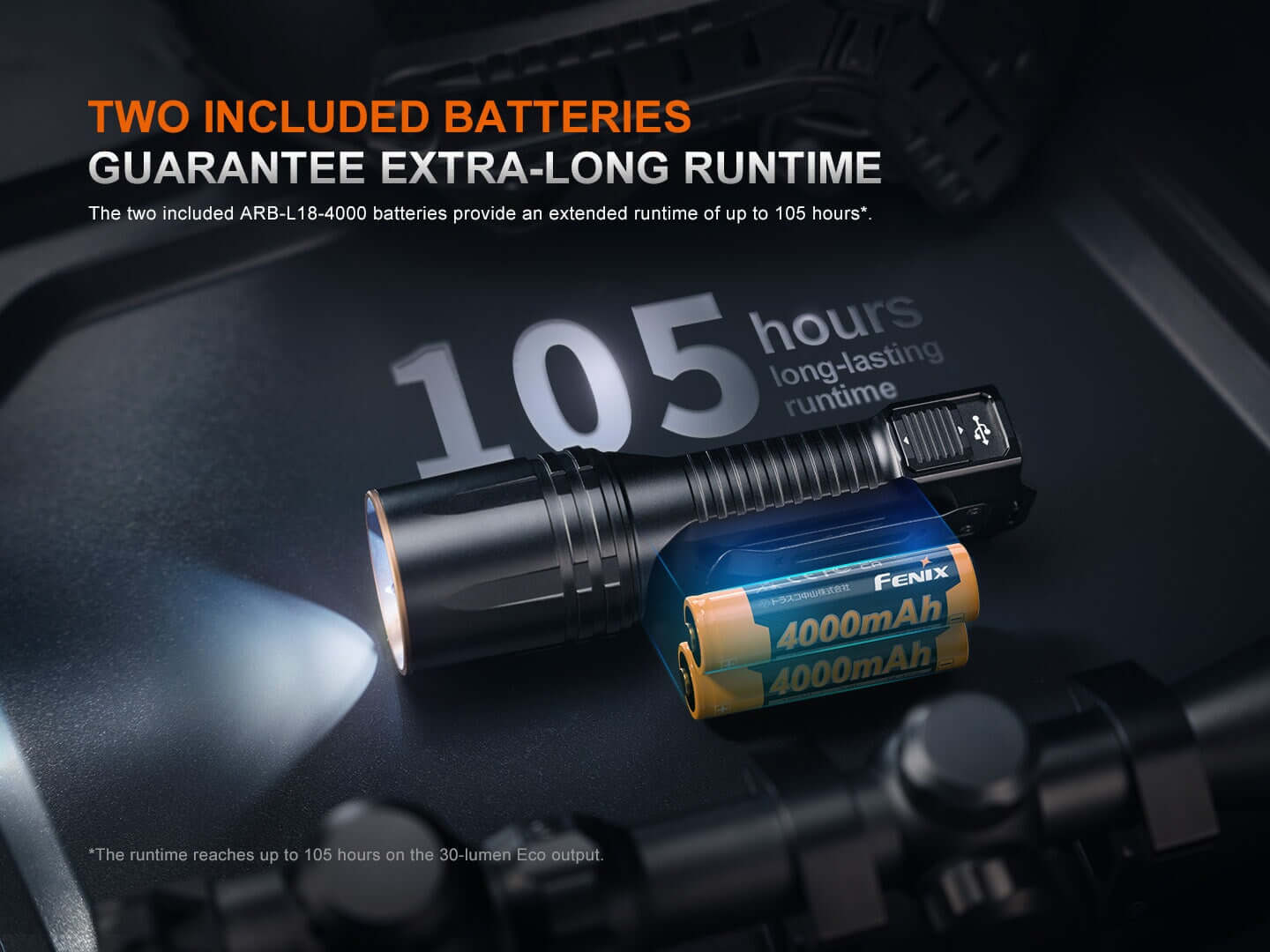 Fenix TK35R Rechargeable Tactical Flashlight