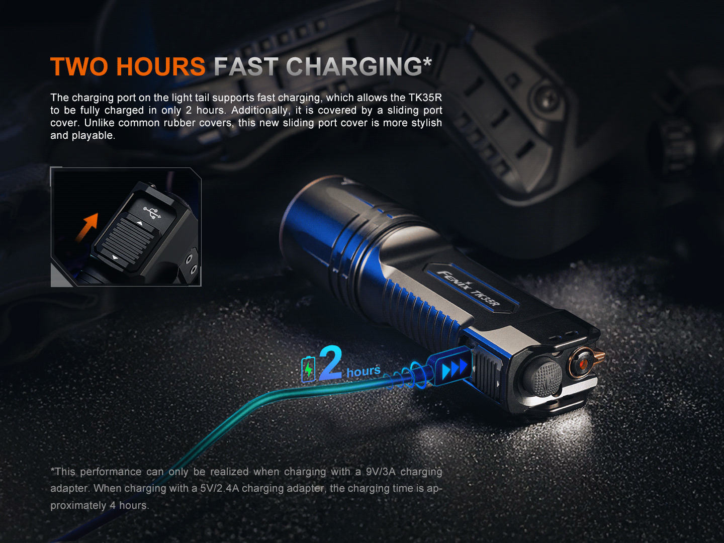 Fenix TK35R Rechargeable Tactical Flashlight Flashlight Fenix