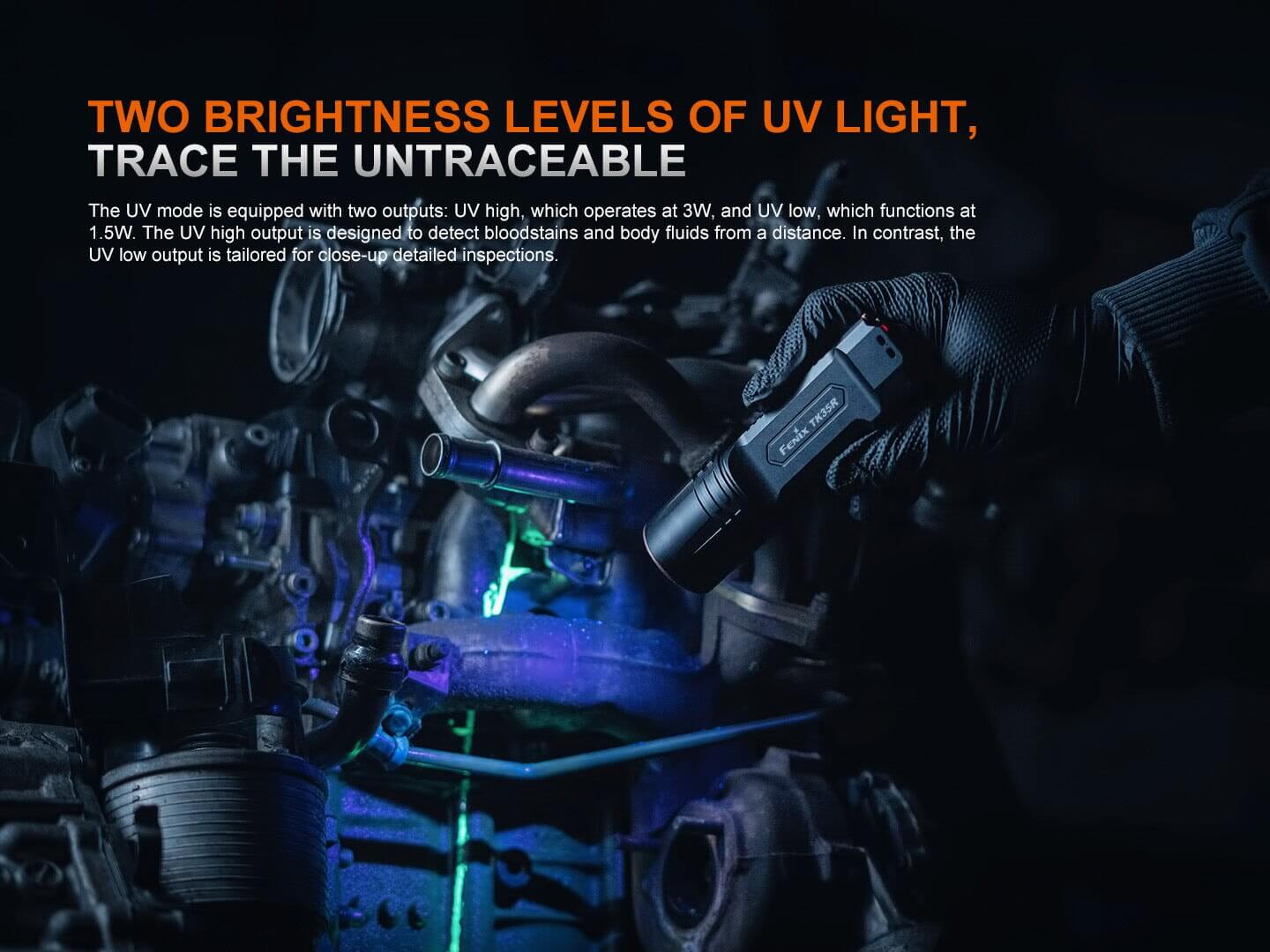 Fenix TK35R Rechargeable Tactical Flashlight