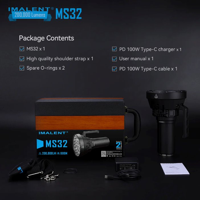 IMALENT MS32 Brightest Flashlight - Special order only Flashlight Imalent