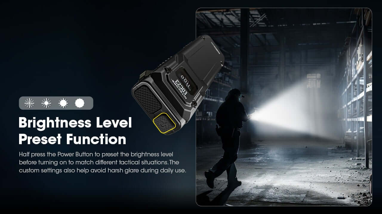 Nitecore EDC23 2500 Lumen Rechargeable EDC Flashlight