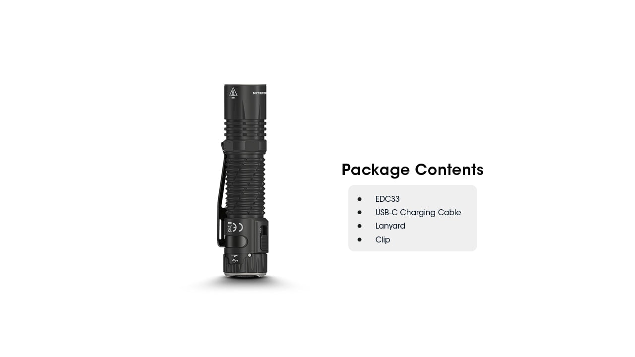Nitecore EDC33 Flashlight Nitecore