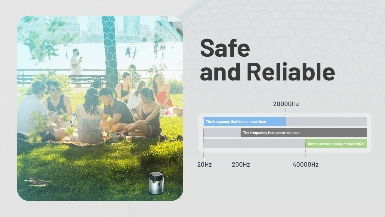 Nitecore EMR30 portable rechargeable mosquito repeller device for camping, hiking, and outdoor insect protection