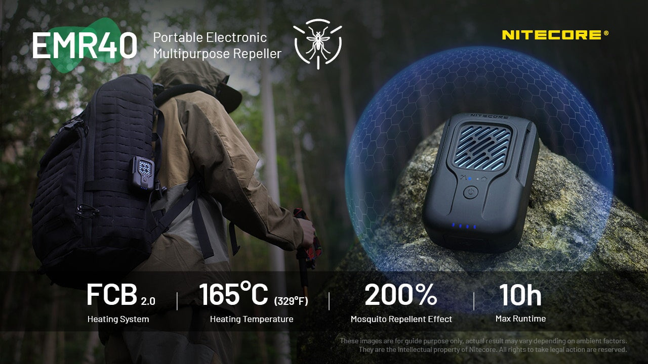 Nitecore EMR40 Mosquito repellent rechargeable diffuser Diffuser Nitecore
