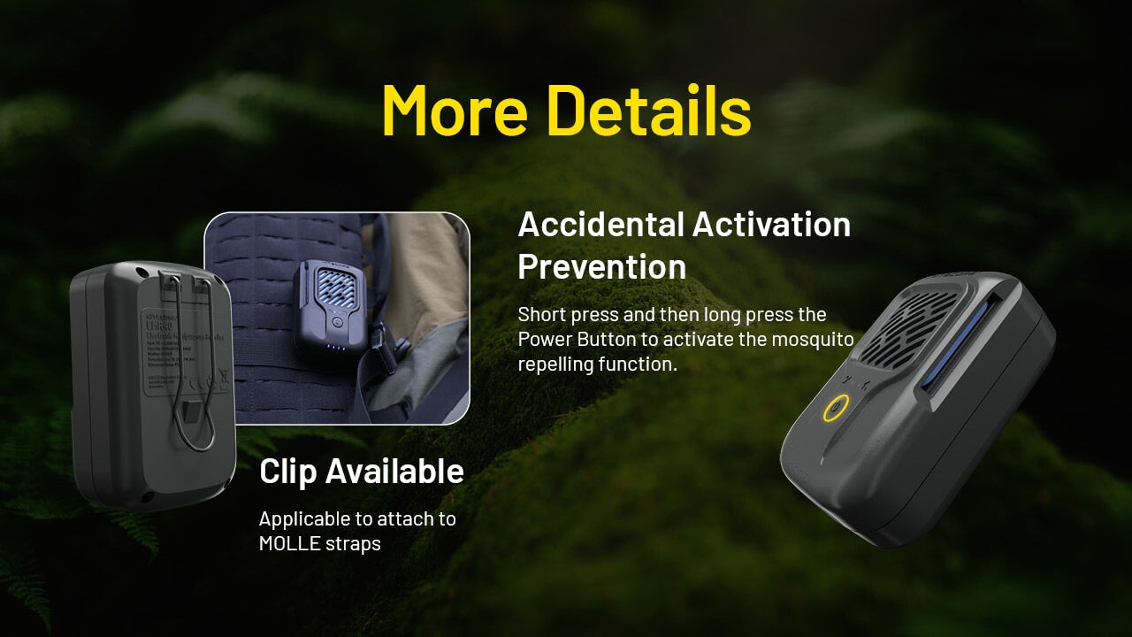 Nitecore EMR40 Mosquito repellent rechargeable diffuser Diffuser Nitecore