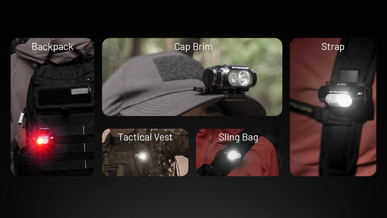 NITECORE HA11 240 Lumen Lightweight Headlamp - Use 1xAA