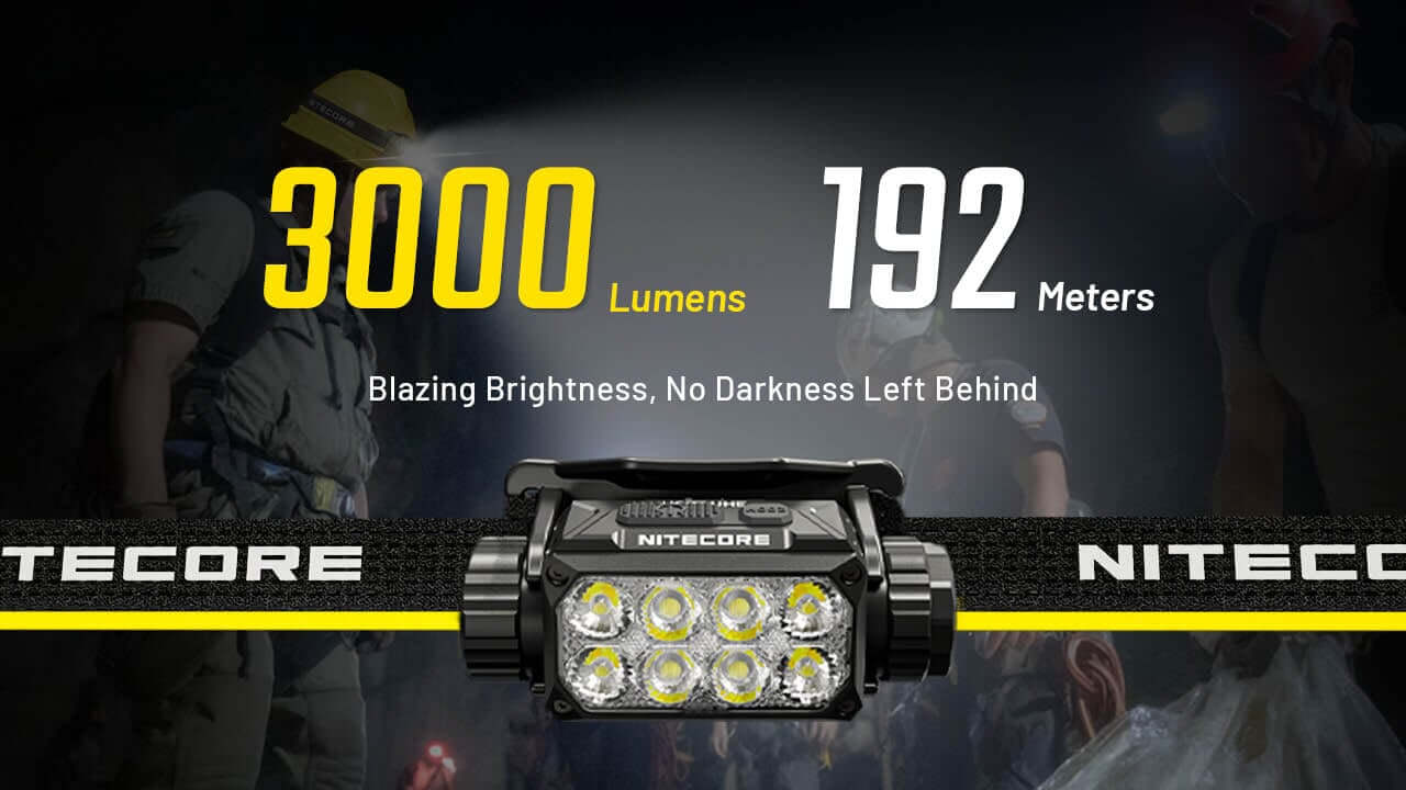 Nitecore HC75 UHE Lightweight Zoomable Headlamp