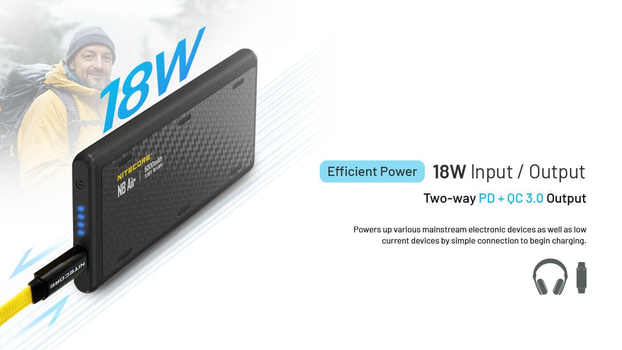 Nitecore NB Air 5000 Slim Power Bank