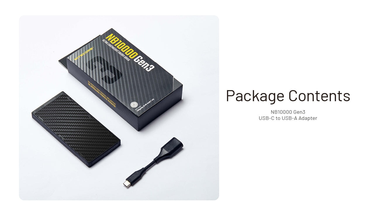 Nitecore NB10000 Gen3 Power Bank Power Bank Nitecore