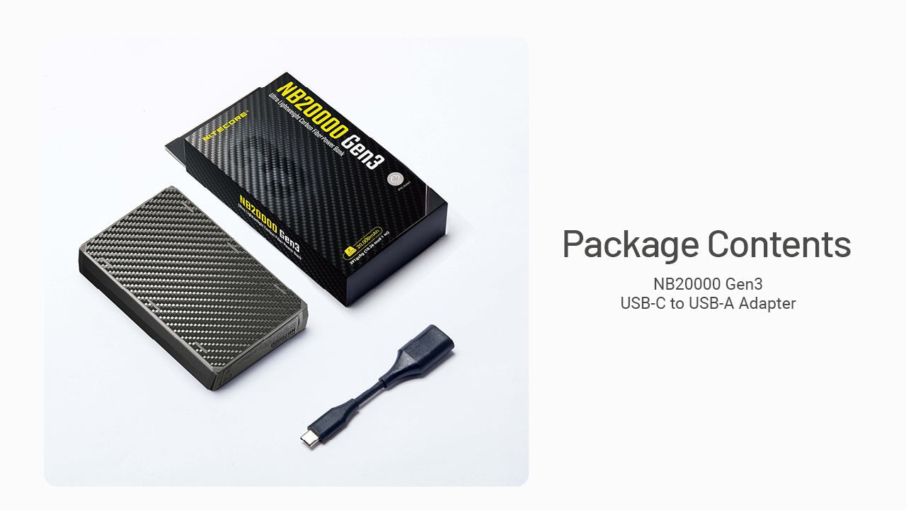 Nitecore-NB20000 Gen3 Power Bank Nitecore