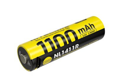 Nitecore NL1411R 14500 USB-C Li-ion Battery 1100mAh