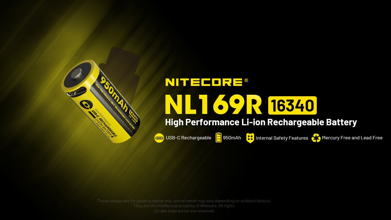 Nitecore NL169R Li-ion Rechargeable Battery Rechargeable Batteries Nitecore
