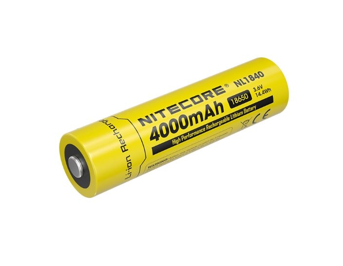 Nitecore NL1840 18650 Li-ion Battery 4000mAh Rechargeable Batteries Nitecore