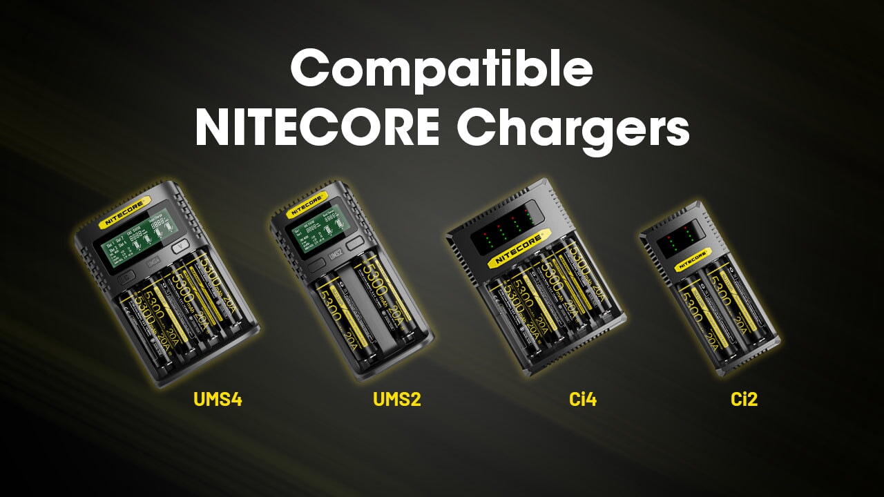 Nitecore NL2153HPi 21700 Li-ion 20A Battery 5300mAh Rechargeable Batteries Nitecore
