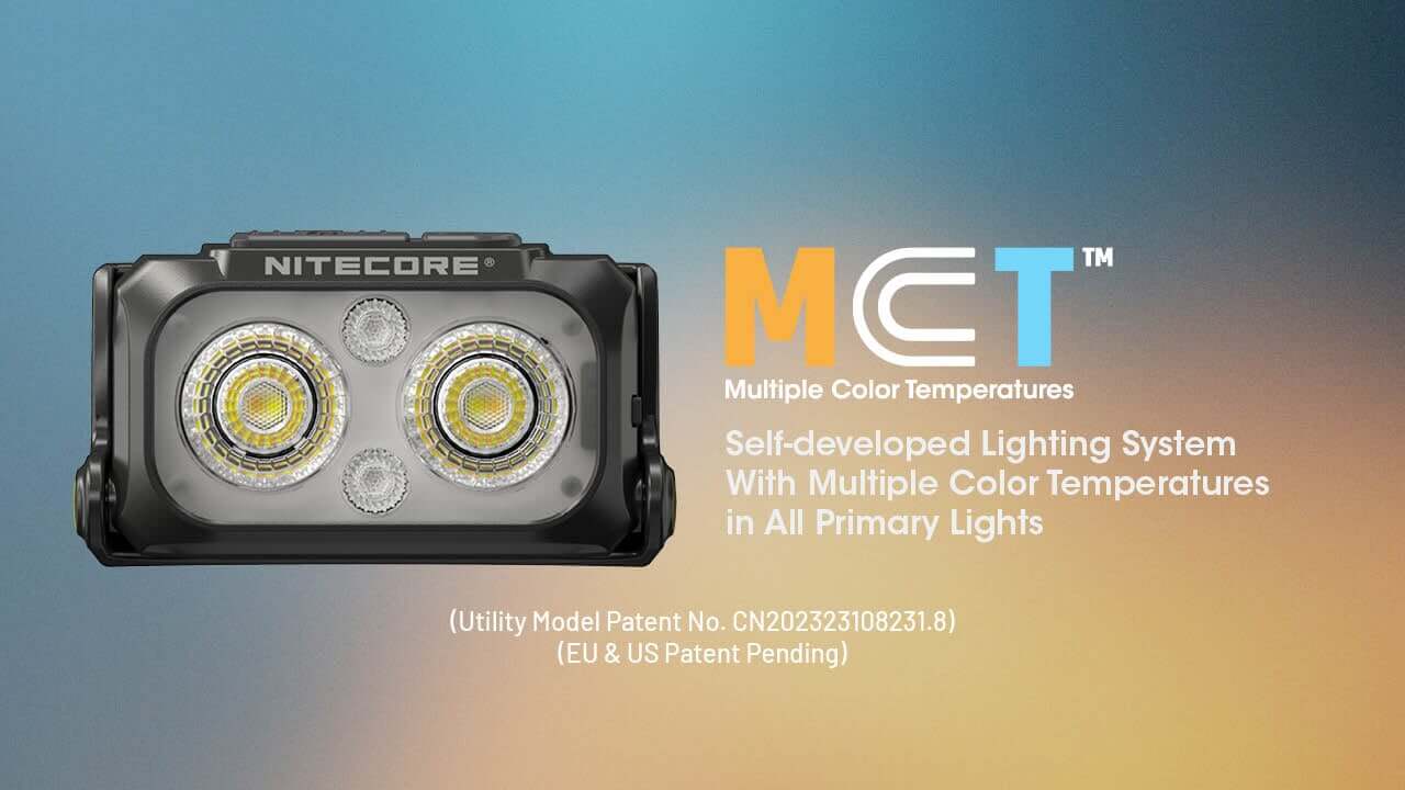 Nitecore NU25 MCT Multi-Temperature Rechargeable Headlamp
