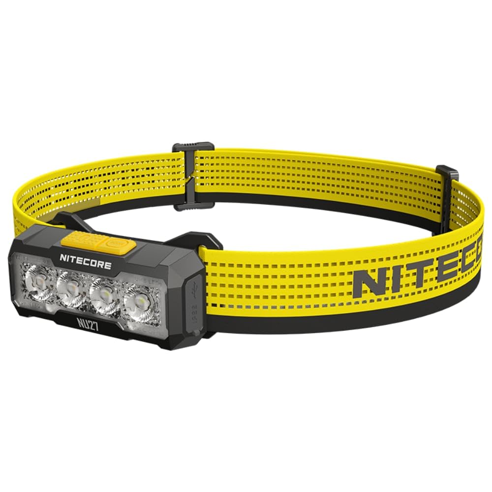 Nitecore NU27 600 Lumens Running / Camping Headlamp, USB-C Rechargeable Headlamp Nitecore